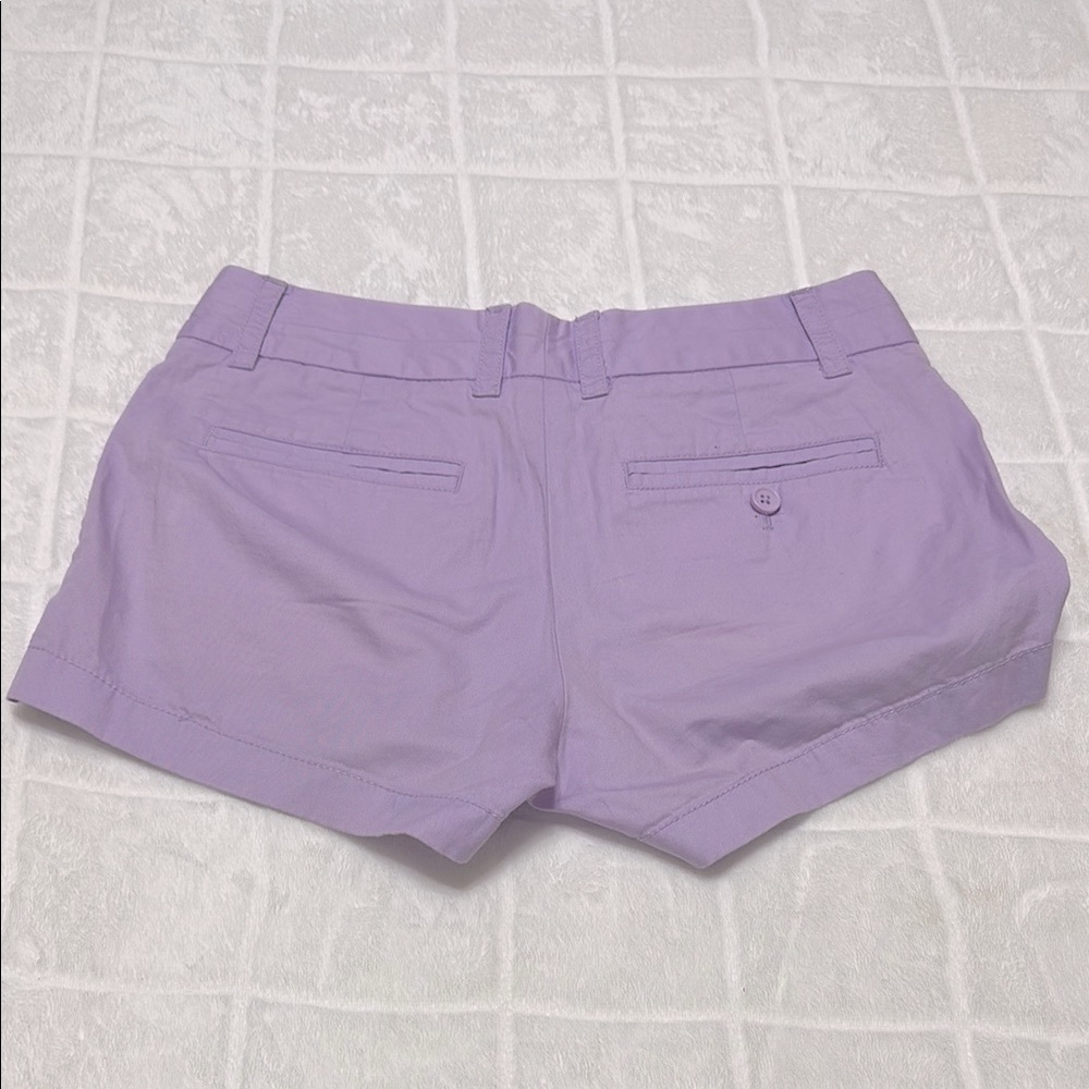 J. Crew‎ Lavender Shorts Cotton Blend - Picture 2 of 4